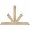 Ekena Millwork Saratoga Rough Sawn Timber Gable Bracket, Douglas Fir, 48"W x 32"H x 2"D x 4"F, 16/12 Pitch GBW048X32X0204SAR00RDF - alternate 1